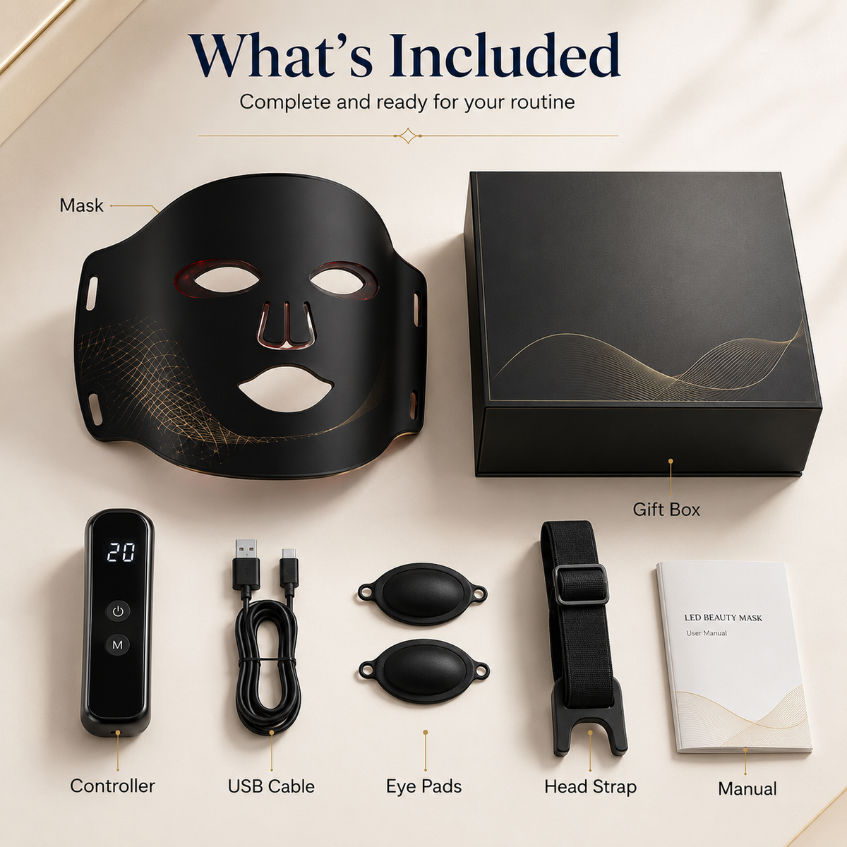 SafiGlow 7-Color LED Facial Mask — product view 7