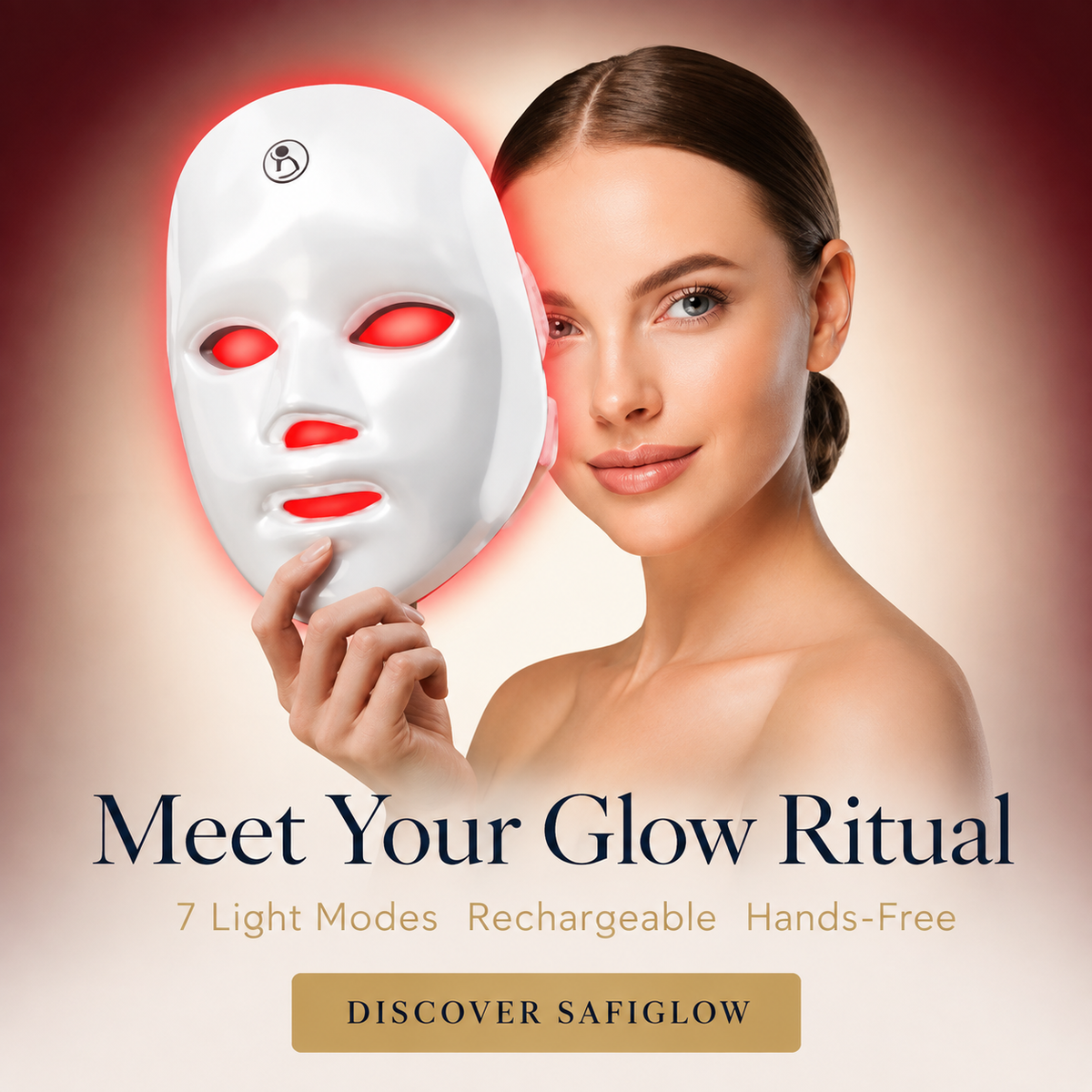 SafiGlow 7-Color LED Facial Mask — 5 Timers — product view 7