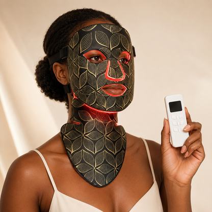 SafiGlow Lumina 8-Mode LED Face & Neck Mask