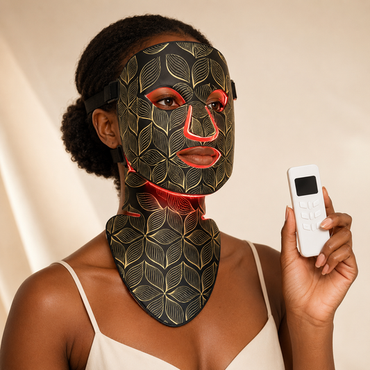 SafiGlow Lumina 8-Mode LED Face & Neck Mask