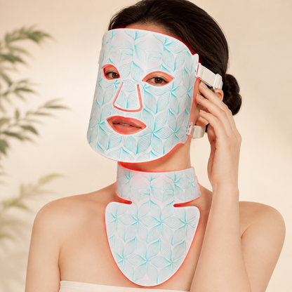SafiGlow Lumina 8-Mode LED Face & Neck Mask