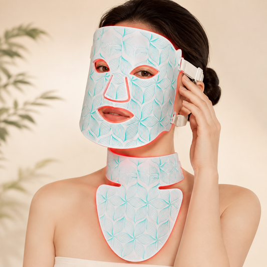 SafiGlow Lumina 8-Mode LED Face & Neck Mask