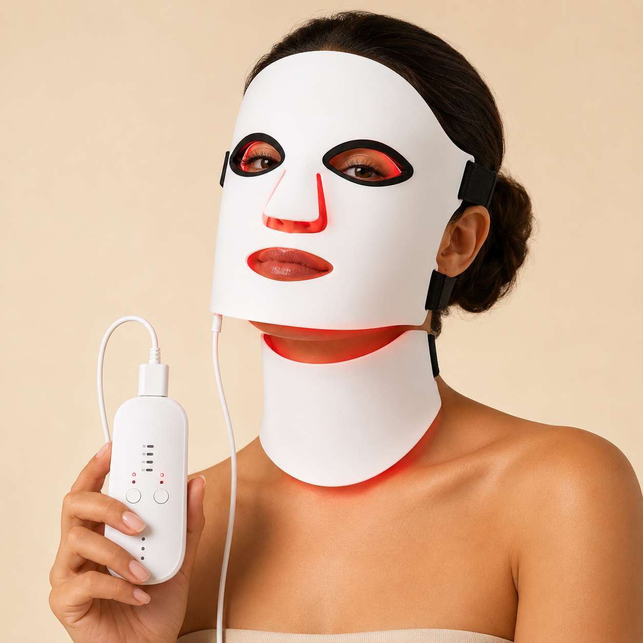 SafiGlow Flex 7-Color LED Face & Neck Mask