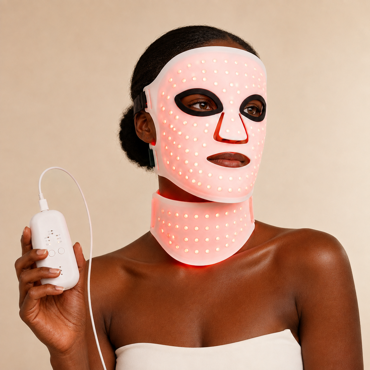 SafiGlow Flex 7-Color LED Face & Neck Mask