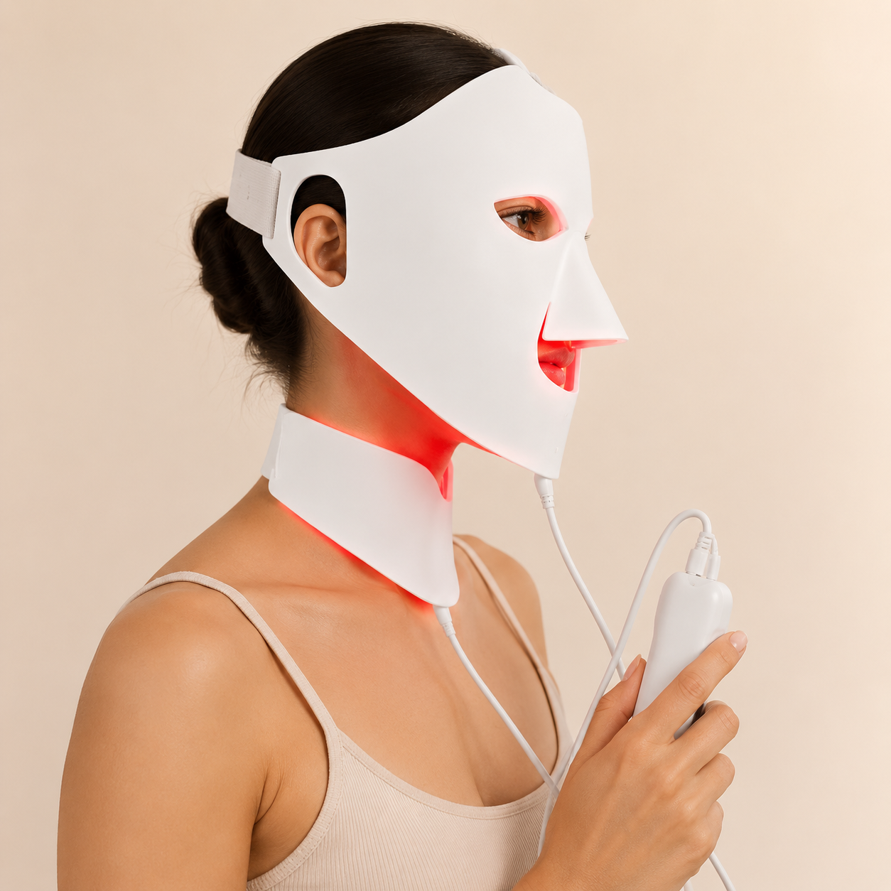 SafiGlow Contour 168-LED Face & Neck Mask