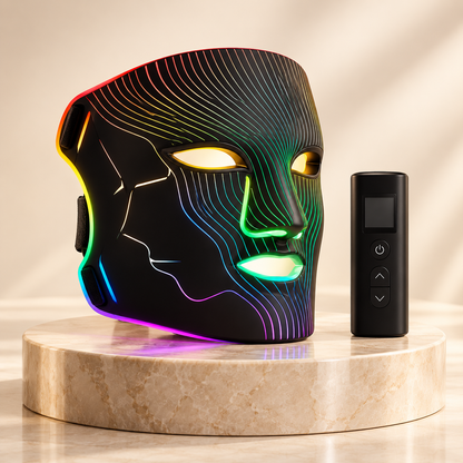 SafiGlow Spectrum LED Face Mask | Red, Green, Blue & Infrared Light