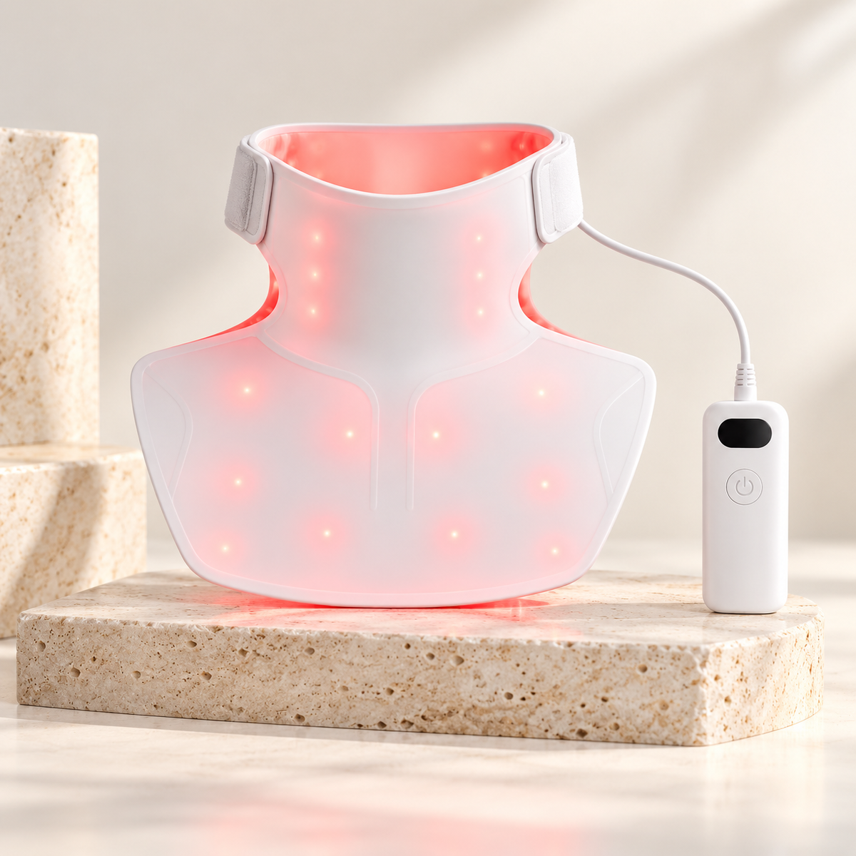 
SafiGlow LumaContour TLM200-K Silicone LED Face & Neck Mask — product view 6