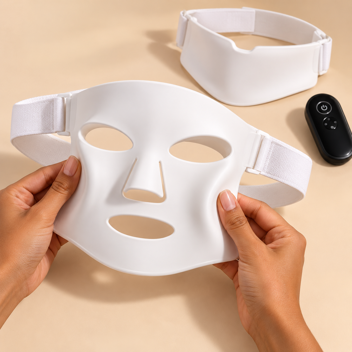 SafiGlow FlexAura 8-Color LED Face & Neck Mask | 400 LEDs — product view 7