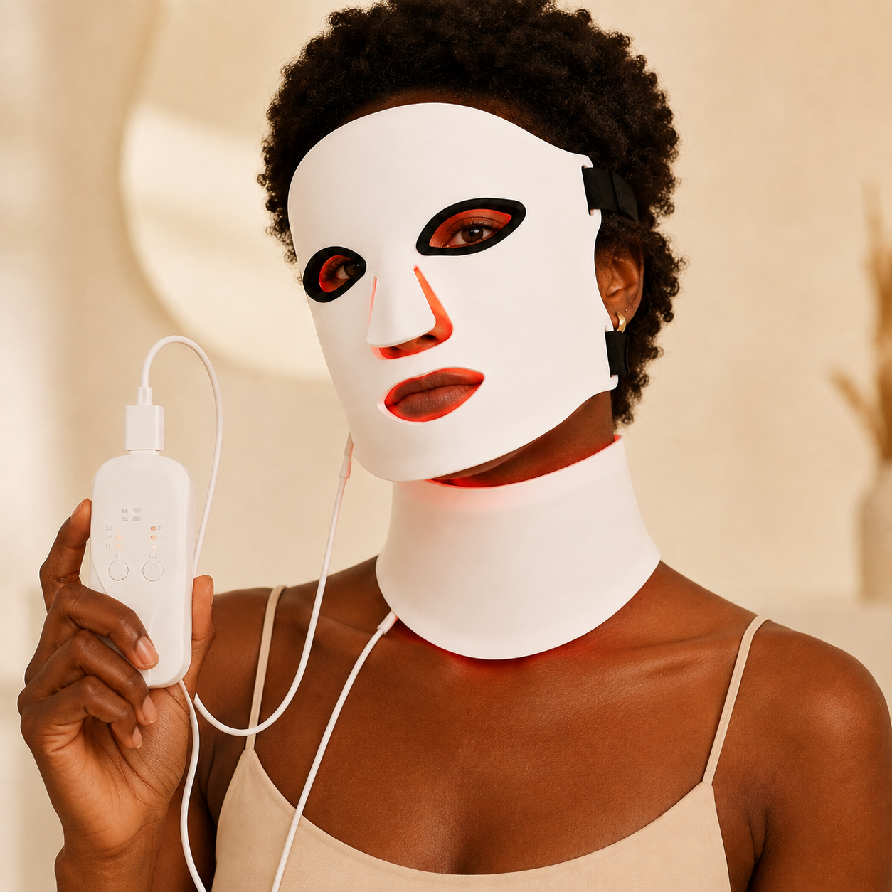 SafiGlow Flex 7-Color LED Face & Neck Mask