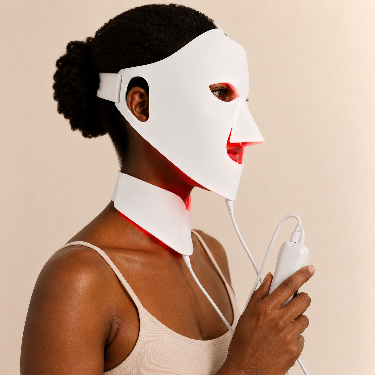 SafiGlow Contour 168-LED Face & Neck Mask
