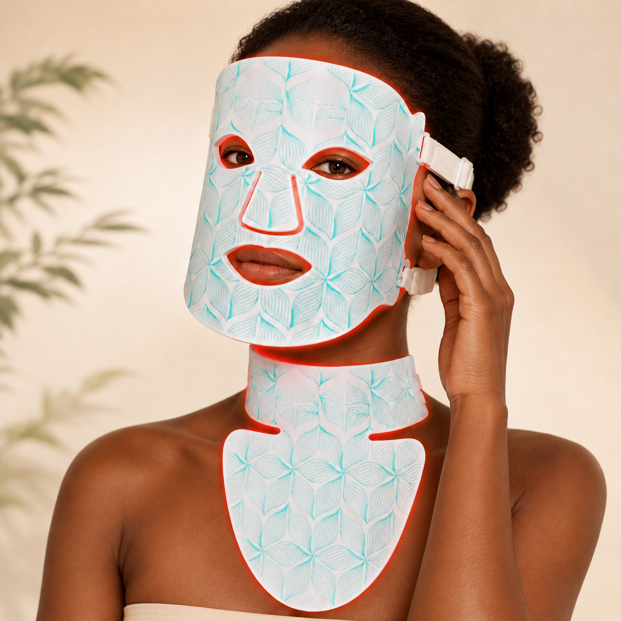 SafiGlow Lumina 8-Mode LED Face & Neck Mask