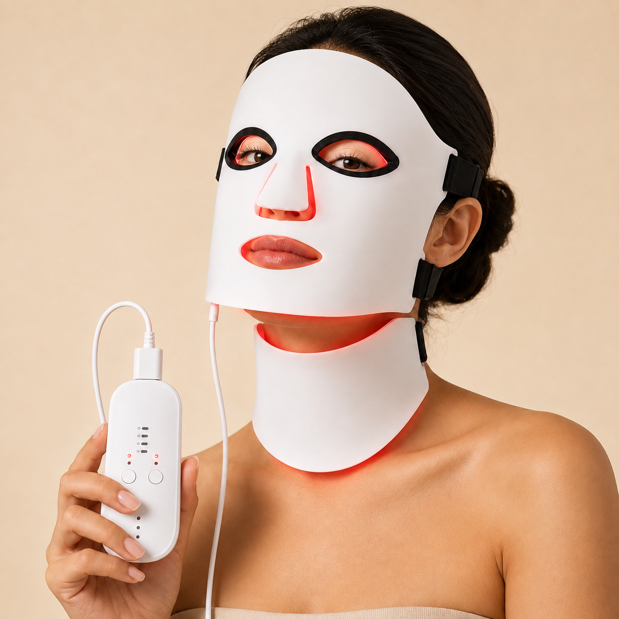 SafiGlow Flex 7-Color LED Face & Neck Mask