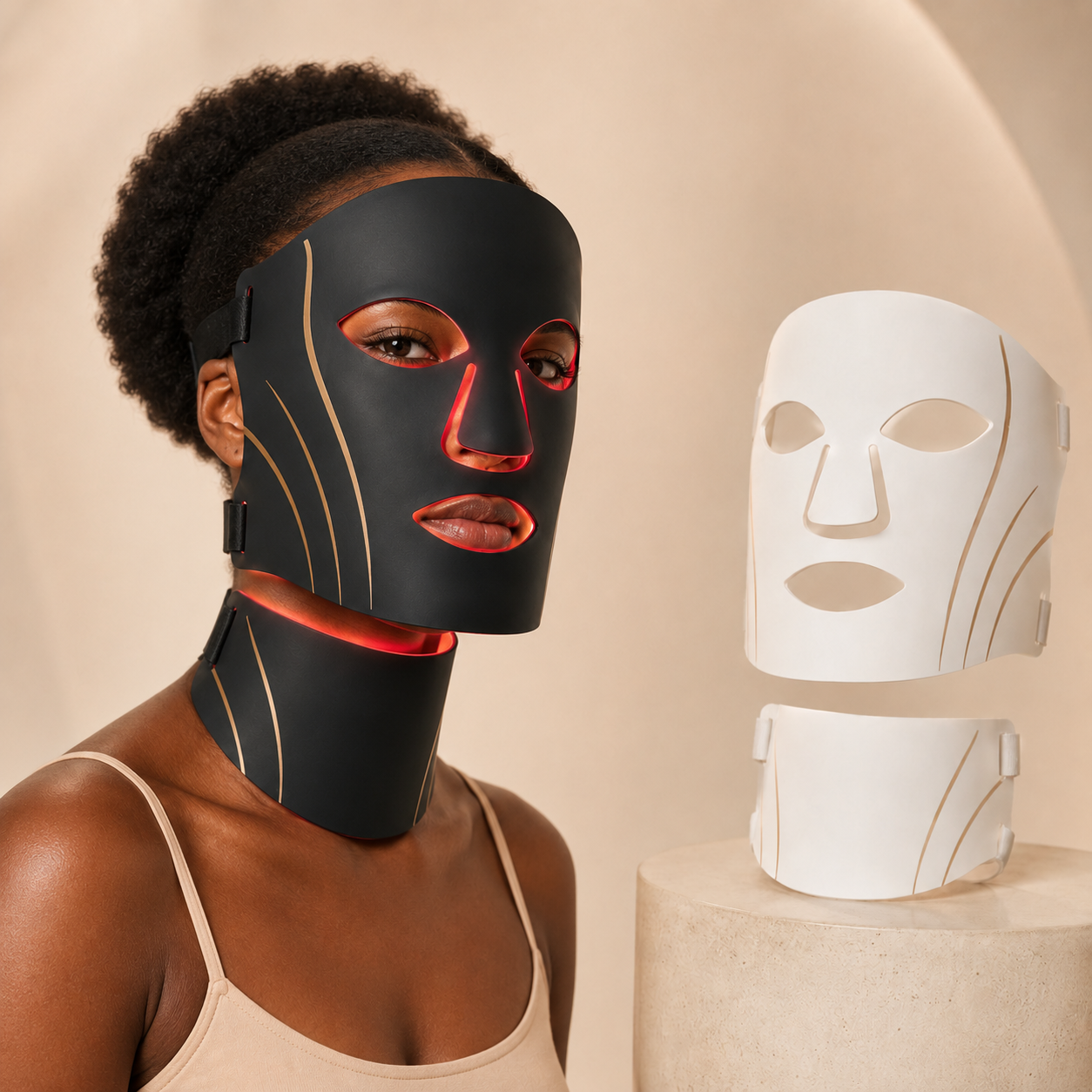 SafiGlow 7-Color LED Face & Neck Mask