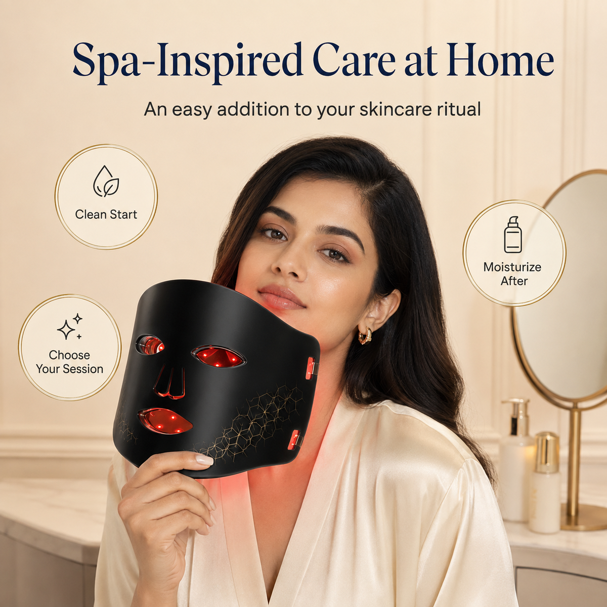 SafiGlow 7-Color LED Facial Mask — product view 4