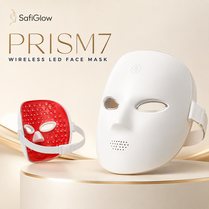 SafiGlow Prism7 Wireless LED Face Mask