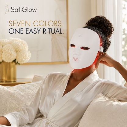 SafiGlow Prism7 Wireless LED Face Mask