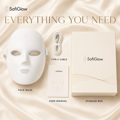 SafiGlow Prism7 Wireless LED Face Mask