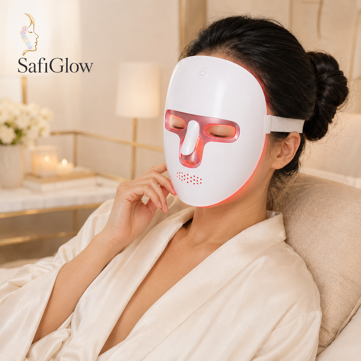 
SafiGlow 7-Color Portable LED Face Mask