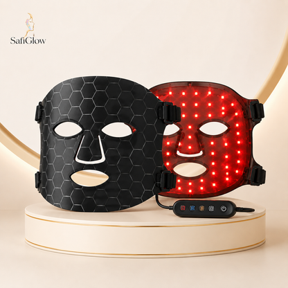 SafiGlow Radiance 4-Color Silicone LED Face Mask