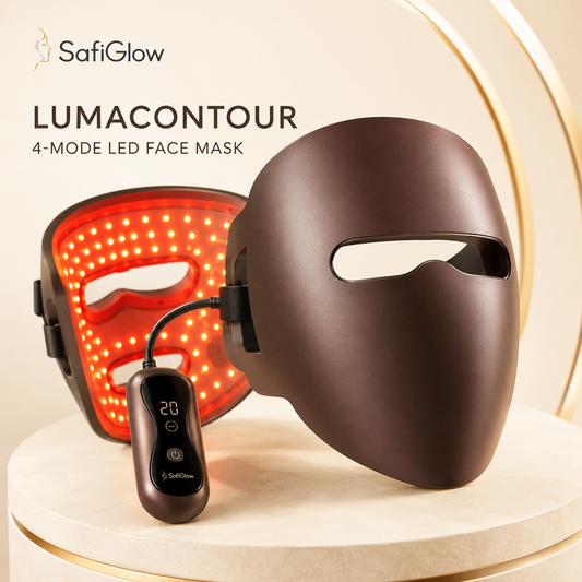 SafiGlow LumaContour 4-Mode LED Face Mask