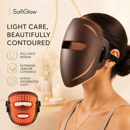SafiGlow LumaContour 4-Mode LED Face Mask
